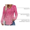 image:imageAlaroo Long Sleeve Shirts for Women V Neck Tops Pleated Tunic PrintPrint 28