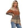image:imageAlaroo Long Sleeve Shirts for Women V Neck Tops Pleated Tunic PrintPrint 32