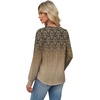 image:imageAlaroo Long Sleeve Shirts for Women V Neck Tops Pleated Tunic PrintPrint 34