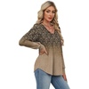 image:imageAlaroo Long Sleeve Shirts for Women V Neck Tops Pleated Tunic PrintPrint 34