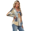 image:imageAlaroo Long Sleeve Shirts for Women V Neck Tops Pleated Tunic PrintPrint 39