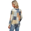image:imageAlaroo Long Sleeve Shirts for Women V Neck Tops Pleated Tunic PrintPrint 39
