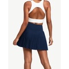 image:imageAlaroo Pleated Tennis Skirt for Women with Pockets Shorts SkortBlue