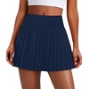 image:imageAlaroo Pleated Tennis Skirt for Women with Pockets Shorts SkortBlue