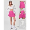 image:imageAlaroo Pleated Tennis Skirt for Women with Pockets Shorts SkortPink