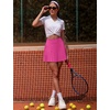 image:imageAlaroo Pleated Tennis Skirt for Women with Pockets Shorts SkortPink