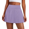 image:imageAlaroo Pleated Tennis Skirt for Women with Pockets Shorts SkortPurple