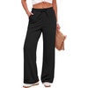 image:imageAlaroo Sweatpants for Women Wide Leg High Waist Pants with PocketsBlack