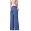 image:imageAlaroo Sweatpants for Women Wide Leg High Waist Pants with PocketsBlue