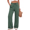 image:imageAlaroo Sweatpants for Women Wide Leg High Waist Pants with PocketsGreen