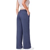 image:imageAlaroo Sweatpants for Women Wide Leg High Waist Pants with PocketsNavy Blue