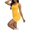image:imageAlaroo Women One Piece Short Catsuit Bodycon Tank Jumpsuits Rompers Playsuit03yellow