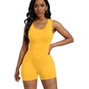 image:imageAlaroo Women One Piece Short Catsuit Bodycon Tank Jumpsuits Rompers Playsuit03yellow