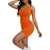 image:imageAlaroo Women One Piece Short Catsuit Bodycon Tank Jumpsuits Rompers Playsuit05orange