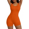 image:imageAlaroo Women One Piece Short Catsuit Bodycon Tank Jumpsuits Rompers Playsuit05orange