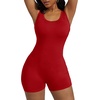 image:imageAlaroo Women One Piece Short Catsuit Bodycon Tank Jumpsuits Rompers Playsuit07burgundy