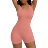 image:imageAlaroo Women One Piece Short Catsuit Bodycon Tank Jumpsuits Rompers Playsuit10coral