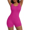 image:imageAlaroo Women One Piece Short Catsuit Bodycon Tank Jumpsuits Rompers Playsuit11rose Red