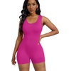 image:imageAlaroo Women One Piece Short Catsuit Bodycon Tank Jumpsuits Rompers Playsuit11rose Red
