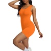 image:imageAlaroo Women One Piece Short Catsuit Bodycon Tank Jumpsuits Rompers Playsuit19bright Orange