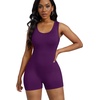 image:imageAlaroo Women One Piece Short Catsuit Bodycon Tank Jumpsuits Rompers Playsuit21purple