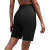 image:imageAlaroo Womens Bermuda Long Shorts with Pockets HighWaisted Knee Length Biker Athletic Running Yoga Workout GymBlack