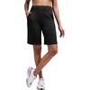 image:imageAlaroo Womens Bermuda Long Shorts with Pockets HighWaisted Knee Length Biker Athletic Running Yoga Workout GymBlack