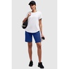 image:imageAlaroo Womens Bermuda Long Shorts with Pockets HighWaisted Knee Length Biker Athletic Running Yoga Workout GymBlue