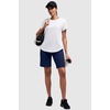 image:imageAlaroo Womens Bermuda Long Shorts with Pockets HighWaisted Knee Length Biker Athletic Running Yoga Workout GymNavy