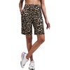 image:imageAlaroo Womens Bermuda Long Shorts with Pockets HighWaisted Knee Length Biker Athletic Running Yoga Workout GymPrint 1