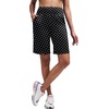 image:imageAlaroo Womens Bermuda Long Shorts with Pockets HighWaisted Knee Length Biker Athletic Running Yoga Workout GymPrint 3