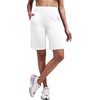 image:imageAlaroo Womens Bermuda Long Shorts with Pockets HighWaisted Knee Length Biker Athletic Running Yoga Workout GymWhite
