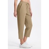 image:imageAlaroo Womens Golf Pants 78 Stretch Ankle High Waisted Travel PantsBeige