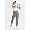 image:imageAlaroo Womens Golf Pants 78 Stretch Ankle High Waisted Travel PantsLight Gray