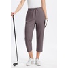 image:imageAlaroo Womens Golf Pants 78 Stretch Ankle High Waisted Travel PantsMisty Purple