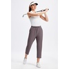image:imageAlaroo Womens Golf Pants 78 Stretch Ankle High Waisted Travel PantsMisty Purple