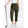image:imageAlaroo Womens Golf Pants 78 Stretch Ankle High Waisted Travel PantsSage Green