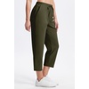 image:imageAlaroo Womens Golf Pants 78 Stretch Ankle High Waisted Travel PantsSage Green