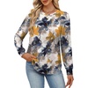 image:imageAlaroo Womens Long Sleeve Shirts 2026 Fall Tunic Tops Crewneck Blouses PrintPrint 02