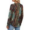 image:imageAlaroo Womens Long Sleeve Shirts 2026 Fall Tunic Tops Crewneck Blouses PrintPrint 04