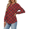 image:imageAlaroo Womens Long Sleeve Shirts 2026 Fall Tunic Tops Crewneck Blouses PrintPrint 05