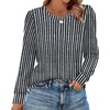 image:imageAlaroo Womens Long Sleeve Shirts 2026 Fall Tunic Tops Crewneck Blouses PrintPrint 06