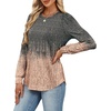 image:imageAlaroo Womens Long Sleeve Shirts 2026 Fall Tunic Tops Crewneck Blouses PrintPrint 08