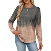 image:imageAlaroo Womens Long Sleeve Shirts 2026 Fall Tunic Tops Crewneck Blouses PrintPrint 08