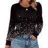 image:imageAlaroo Womens Long Sleeve Shirts 2026 Fall Tunic Tops Crewneck Blouses PrintPrint 09
