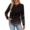 image:imageAlaroo Womens Long Sleeve Shirts 2026 Fall Tunic Tops Crewneck Blouses PrintPrint 09