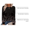 image:imageAlaroo Womens Long Sleeve Shirts 2026 Fall Tunic Tops Crewneck Blouses PrintPrint 09