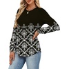 image:imageAlaroo Womens Long Sleeve Shirts 2026 Fall Tunic Tops Crewneck Blouses PrintPrint 11