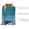 image:imageAlaroo Womens Long Sleeve Shirts 2026 Fall Tunic Tops Crewneck Blouses PrintPrint 12