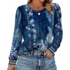 image:imageAlaroo Womens Long Sleeve Shirts 2026 Fall Tunic Tops Crewneck Blouses PrintPrint 13